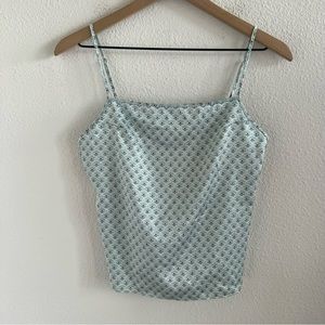 Victoria's Secret Silky Slip Tank Printed Drop Back XS